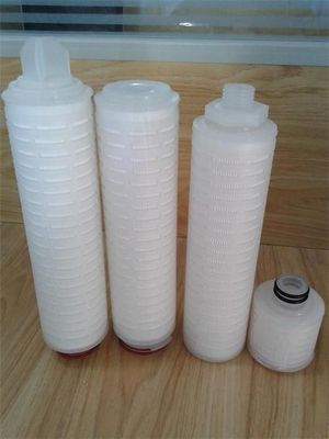 ทนกรดด่าง 40″ PP 20 Micron Pleated Water Filter
